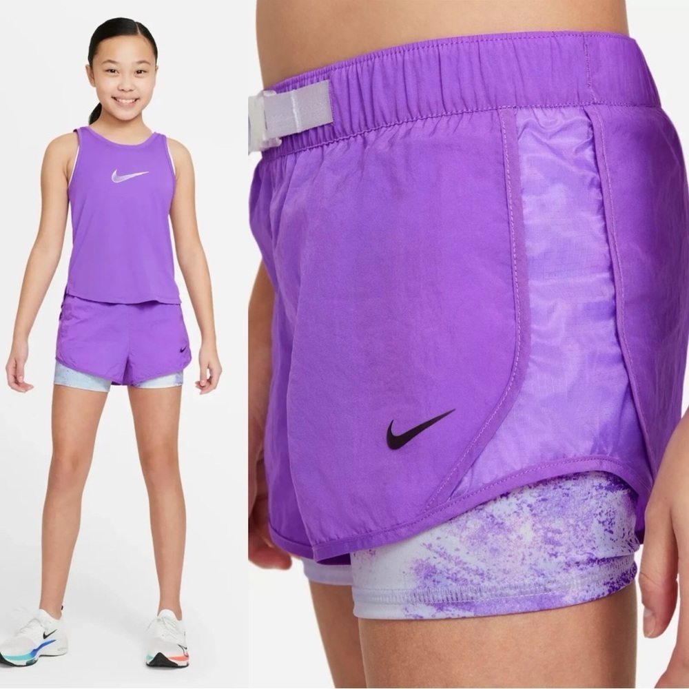 Nike Tempo Tie Dye 2 in 1 Running Shorts
